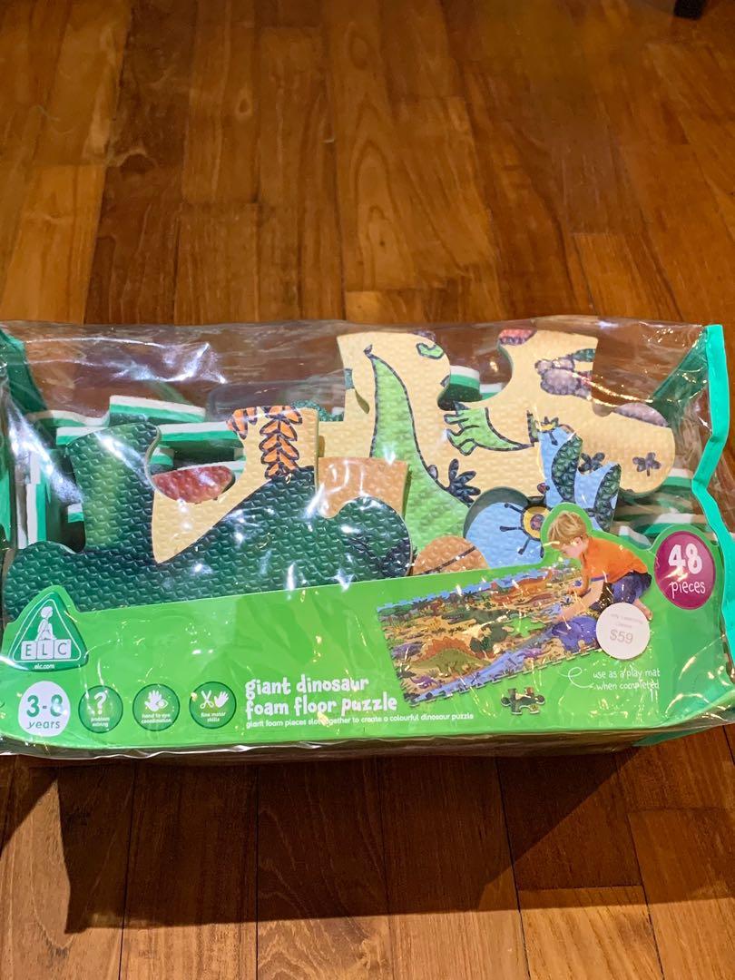 ELC Giant Dinosaur Foam Floor Puzzle Toy, Hobbies & Toys, Toys & Games