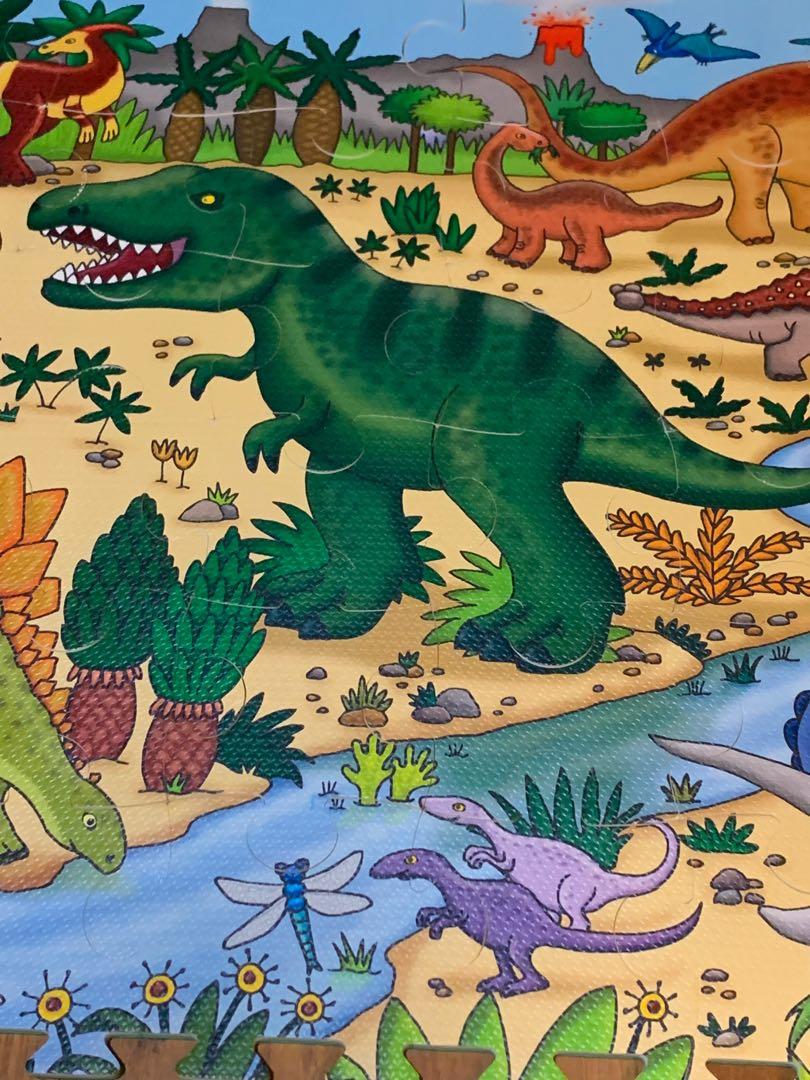 ELC Giant Dinosaur Foam Floor Puzzle Toy, Hobbies & Toys, Toys & Games