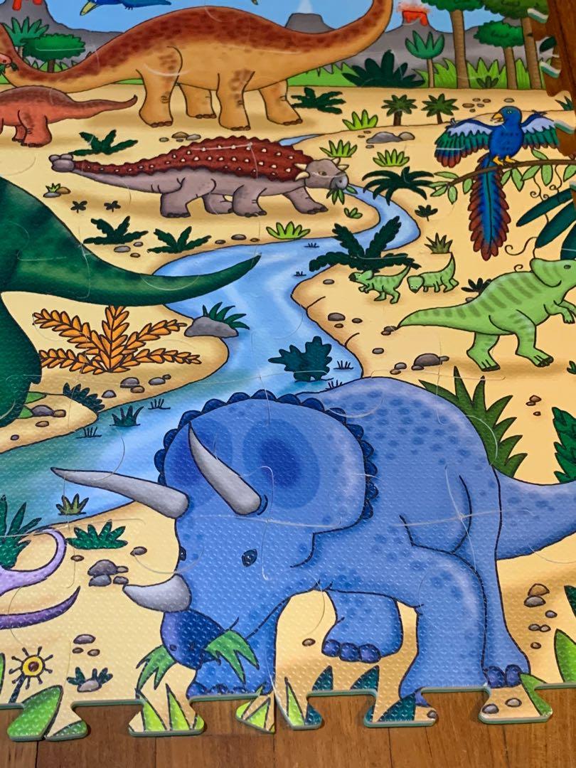 ELC Giant Dinosaur Foam Floor Puzzle Toy, Hobbies & Toys, Toys & Games