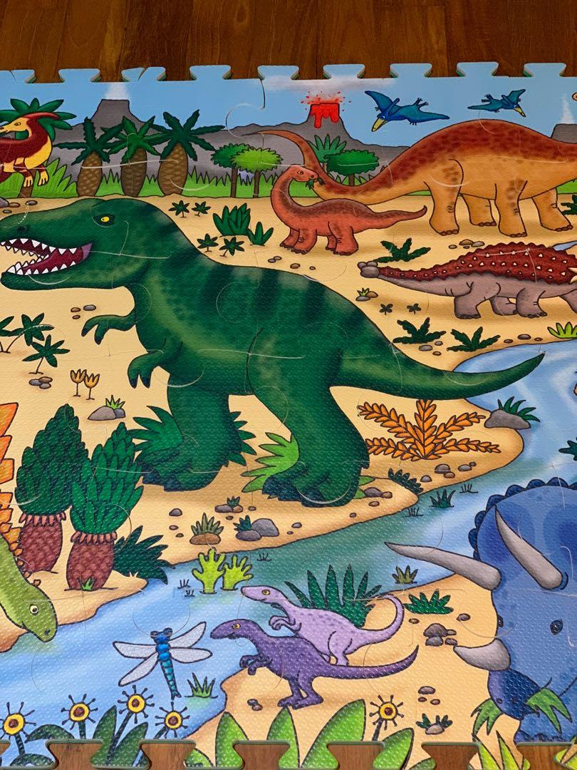 ELC Giant Dinosaur Foam Floor Puzzle Toy, Hobbies & Toys, Toys & Games