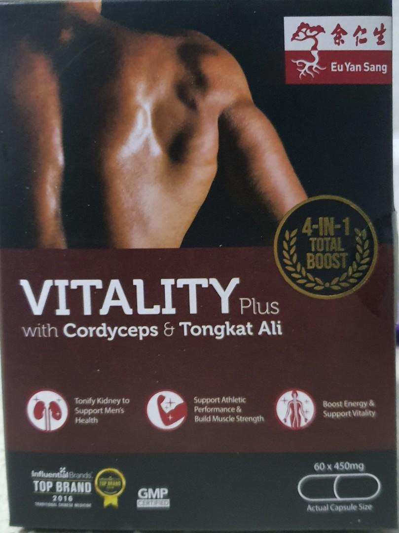 Eu Yan Sang Vitality Plus with Cordyceps & Tongkat Ali, Health