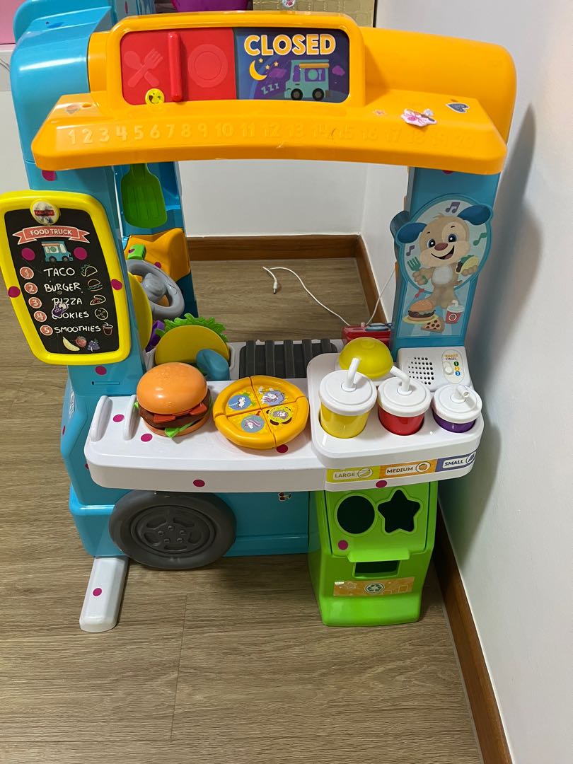 Fisher Price Food Truck, Babies & Kids, Infant Playtime on Carousell