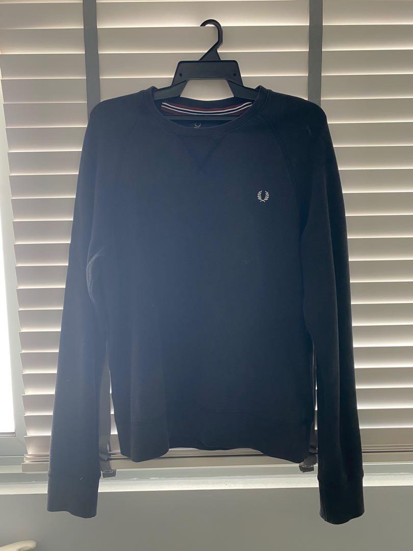 Fred Perry Navy Black Sweatshirt