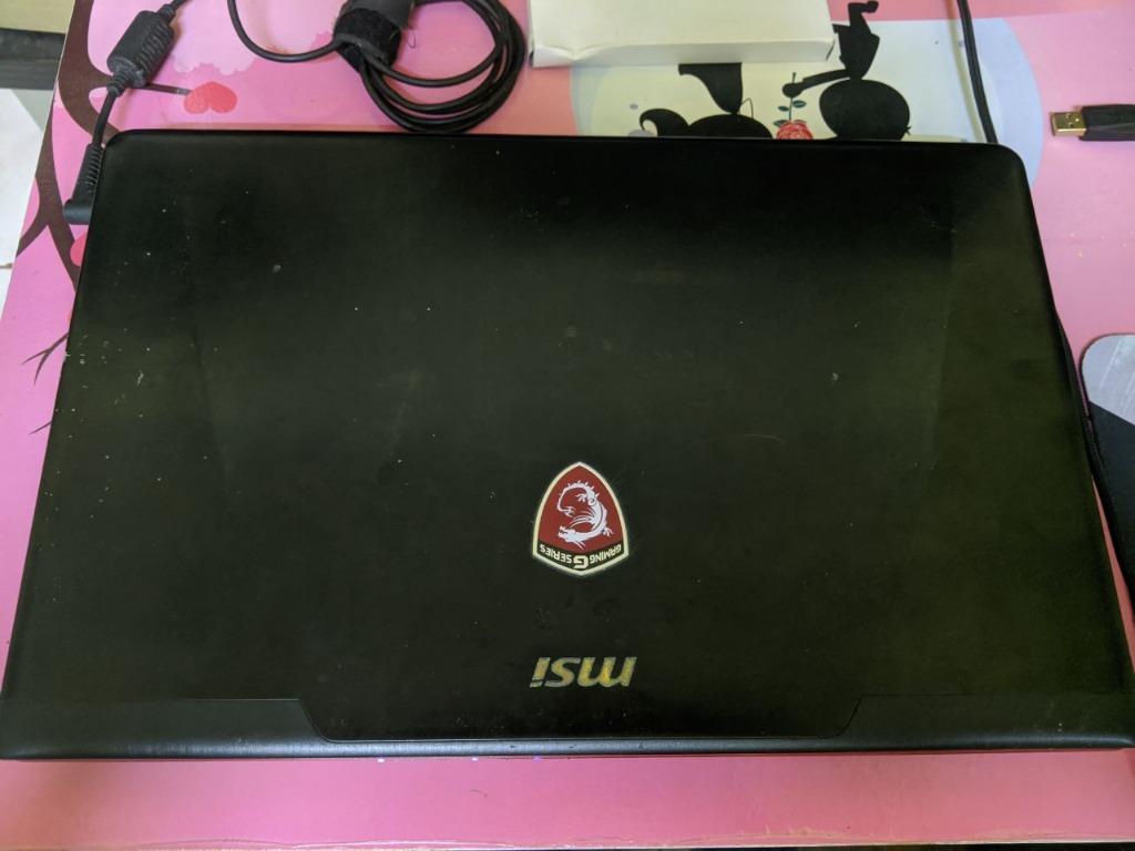 Gaming Laptop Msi Ge60 2qd Apache Used I7 Gtx950m Computers Tech Laptops Notebooks On Carousell