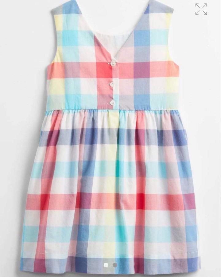 Gap kids clearance plaid dress