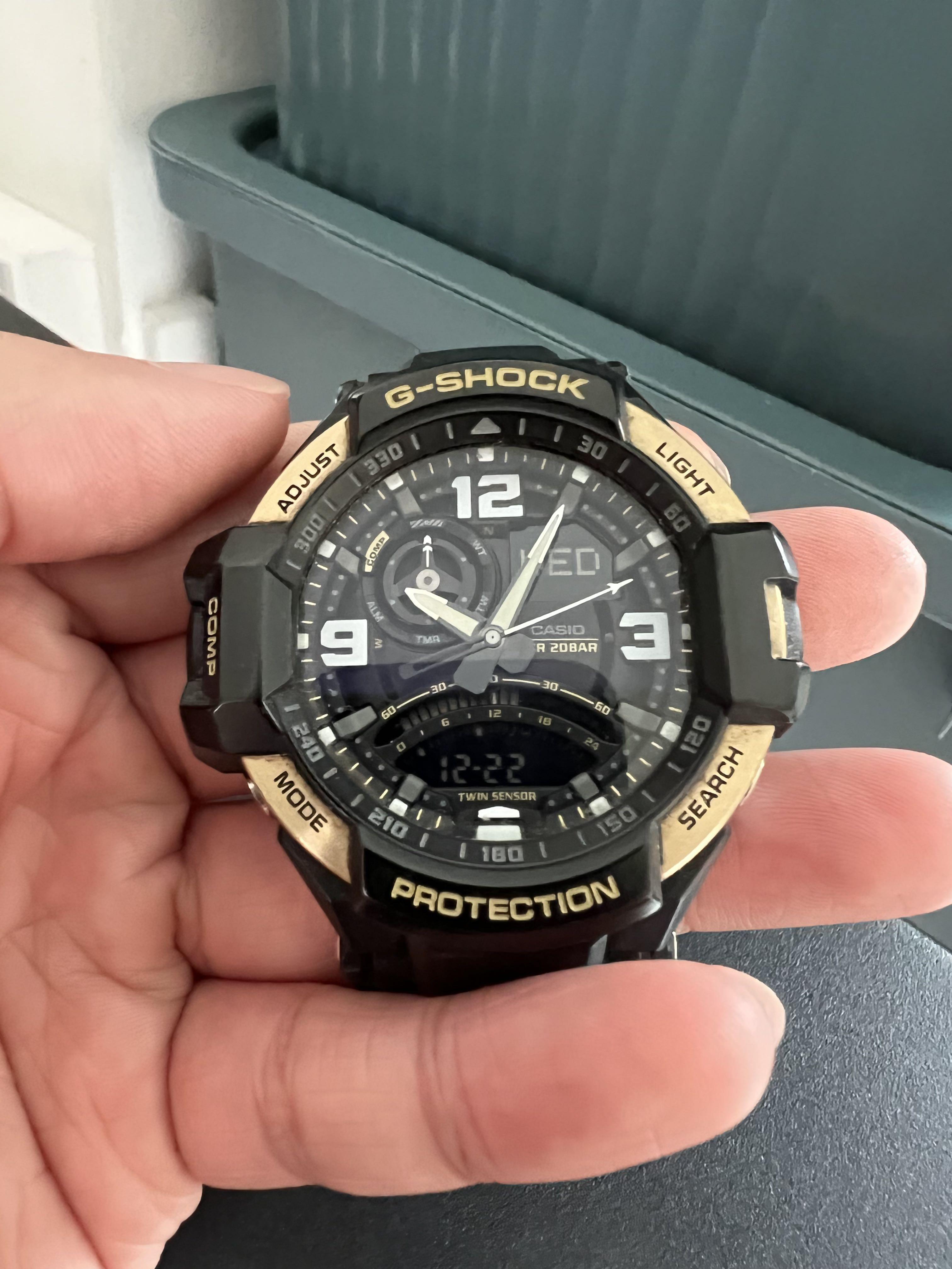 G shock gravitymaster gold hot sale