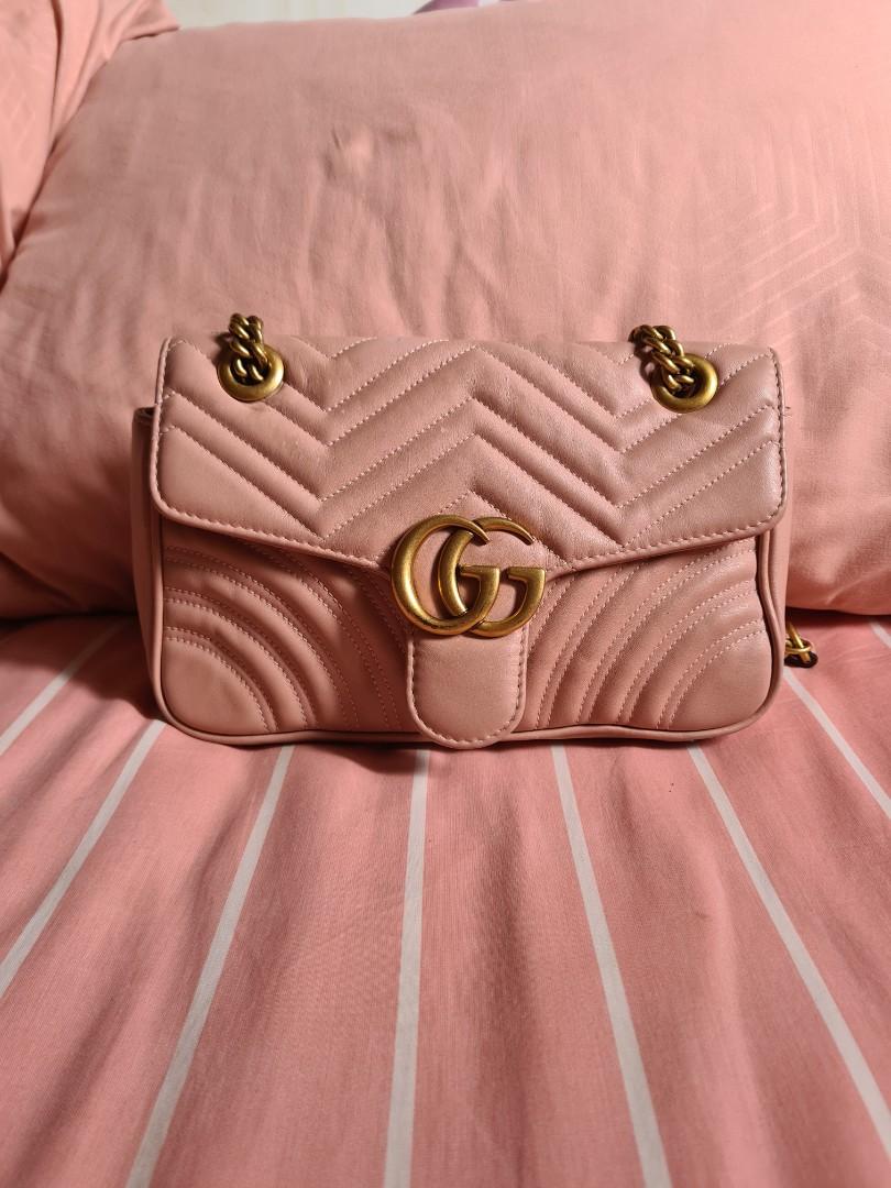 Gucci marmont hotsell nude pink
