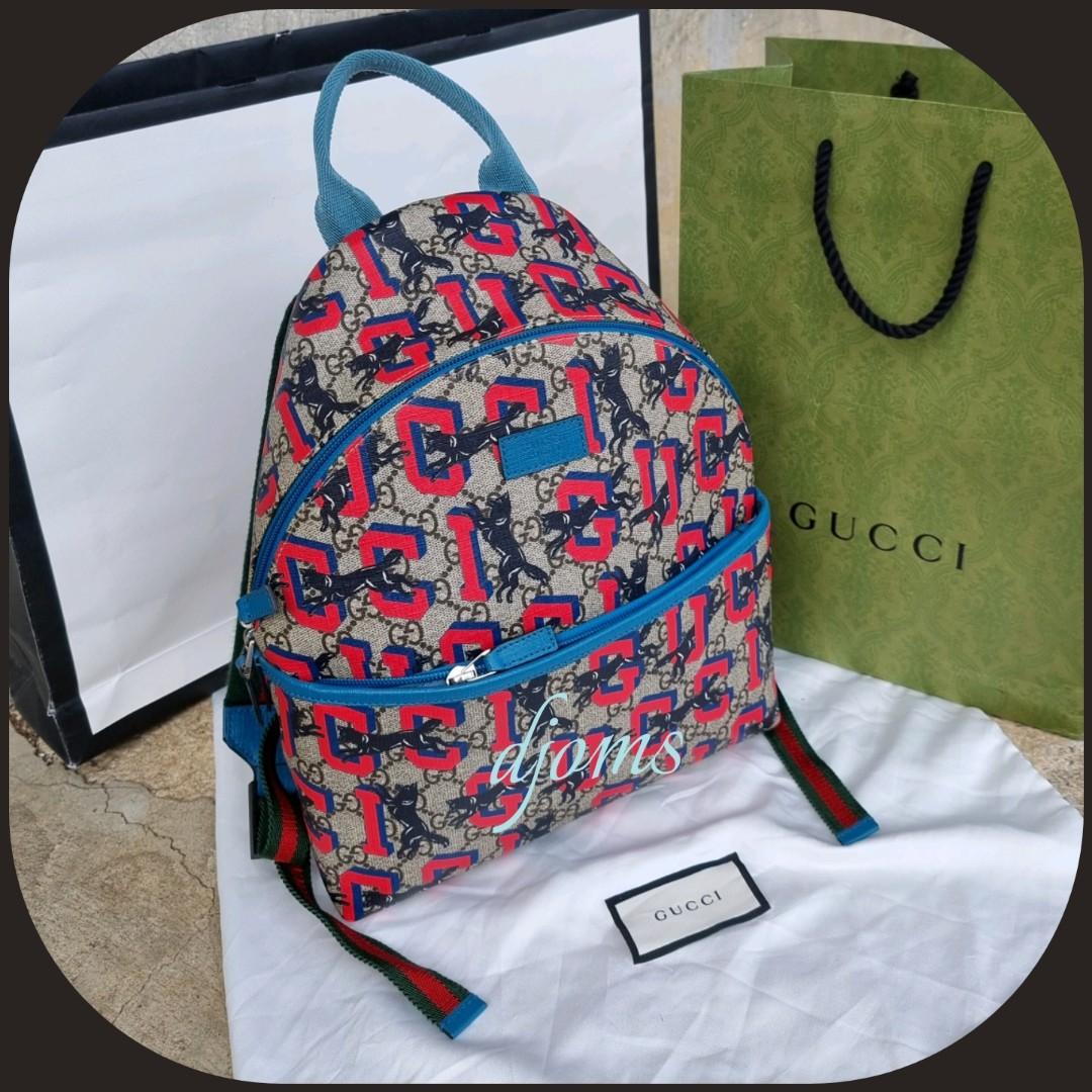 gucci wolf backpack