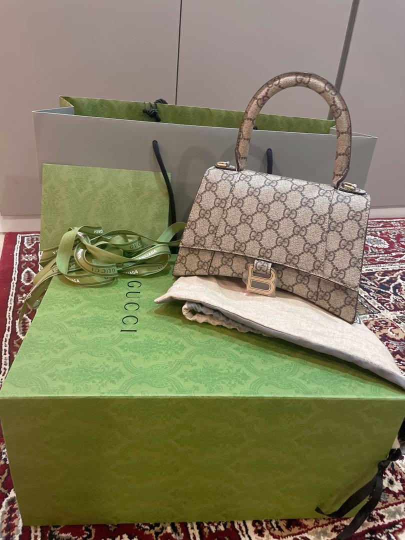 Balenciaga x Gucci Hourglass Bag, Luxury, Bags & Wallets on Carousell