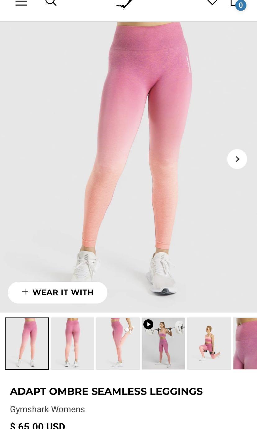 Gymshark adapt ombré seamless legging