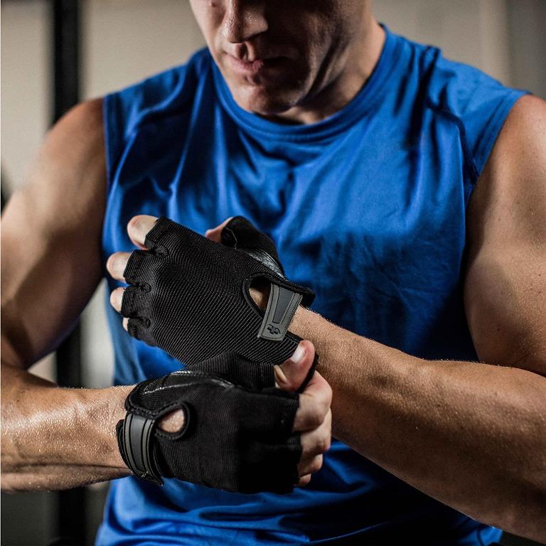 Harbinger Power NonWristwrap Weightlifting Gloves with StretchBack
