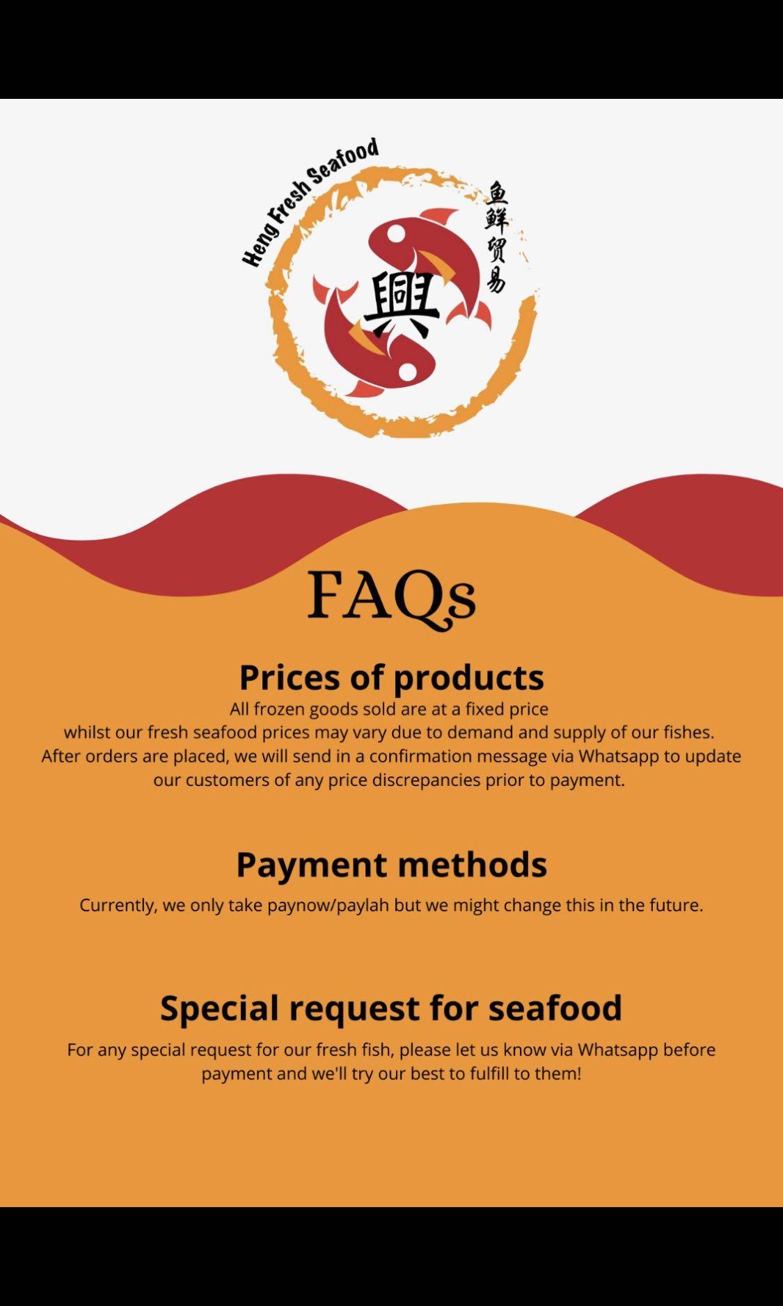 Heng Fresh Seafood and Frozen Food, Food & Drinks, Fresh Produce on
