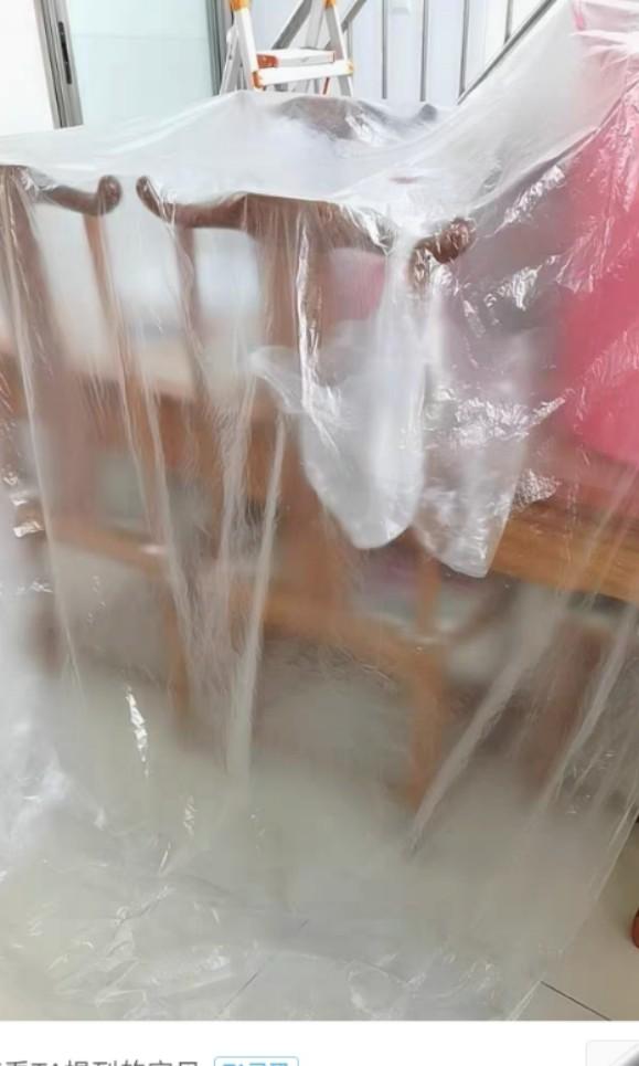 HIP / Reno protective sheet with tape, plastic sheet to cover furniture