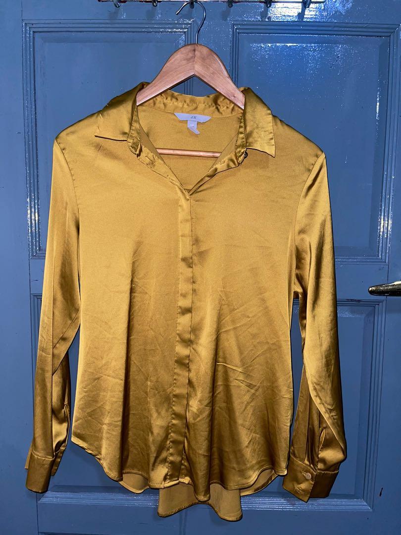 H&m mustard shirt sales