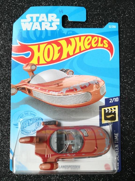 2021 Hot Wheels Screen Time #2/10 STAR WARS X-34 Luke Skywalker LANDSPEEDER 