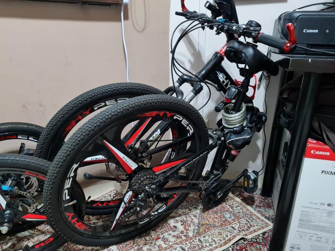 Hyper xt foldable bike top
