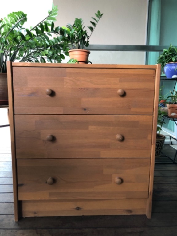 IKEA RAST wooden chest of drawers, Furniture & Home Living, Furniture
