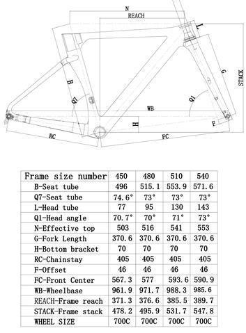 Java suprema on sale size chart