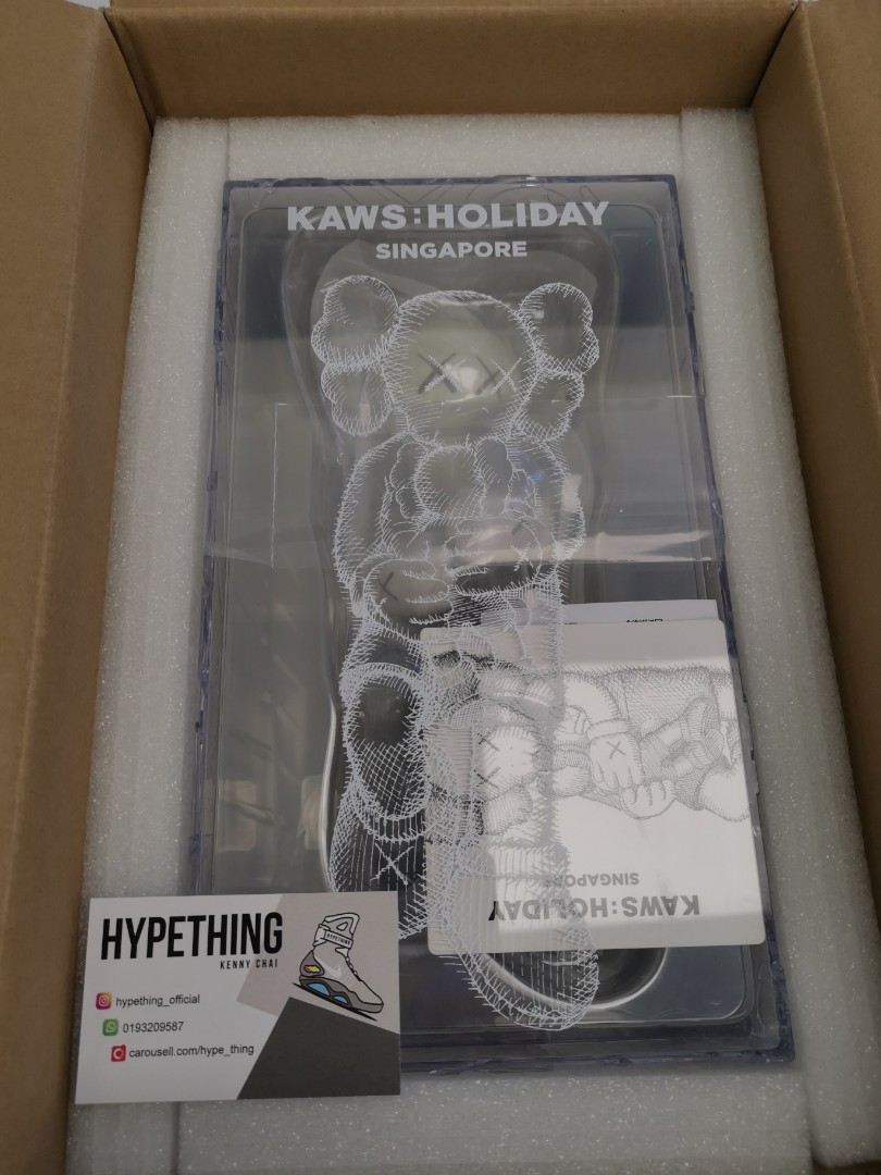 Kaws Holiday Singapore 'Grey', Hobbies  Toys, Collectibles  Memorabilia,  Fan Merchandise on Carousell