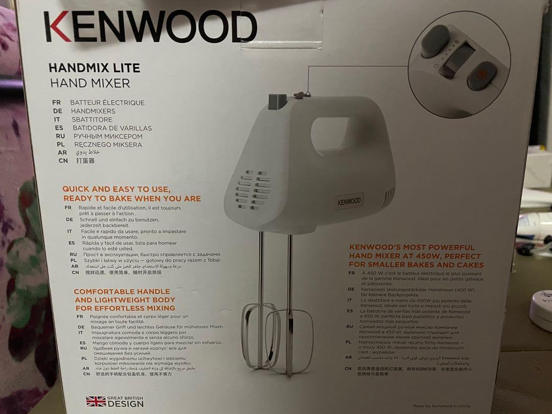 Kenwood HandMix Lite Hand Mixers, TV & Home Appliances, Kitchen