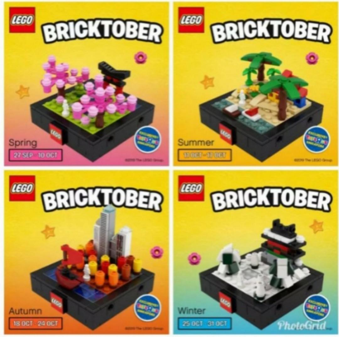 Lego Bricktober 2019 set Spring Summer Autumn Winter