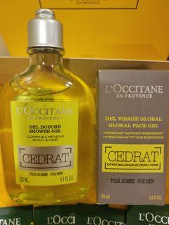 L'occitane Cedrat Men's Grooming Gift Set