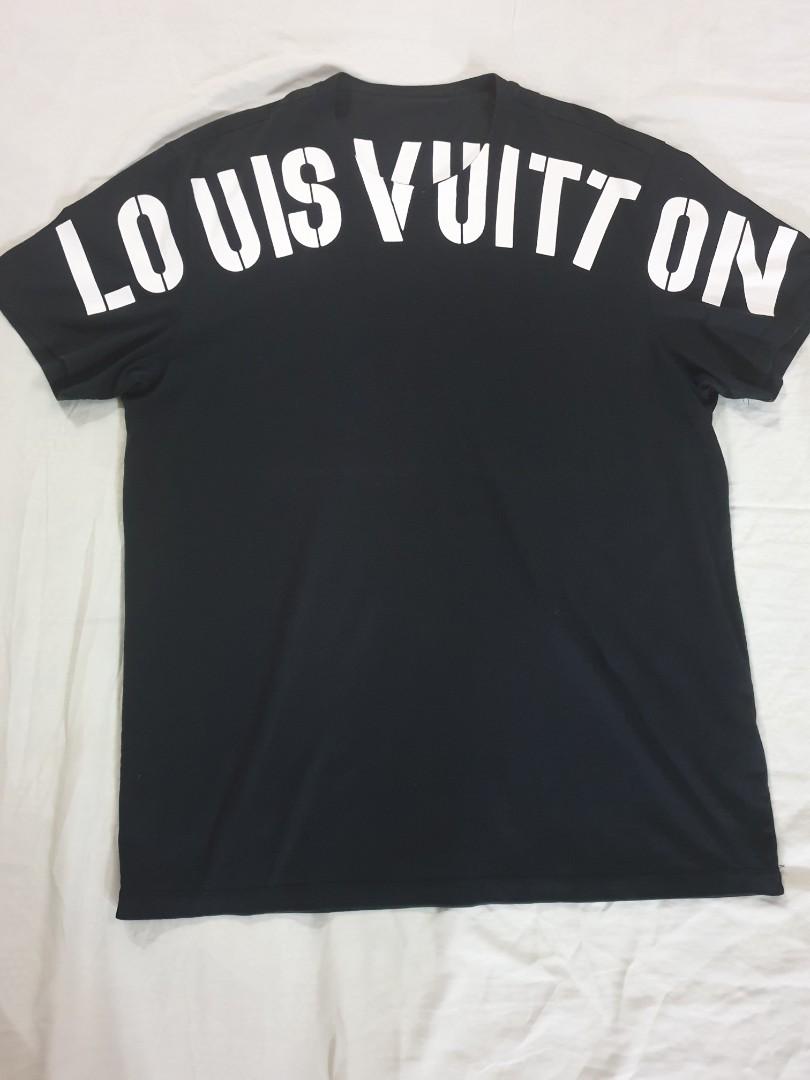 Louis Vuitton Black XXL Fragment Bolt Men Tee Shirt ref.354974 - Joli Closet