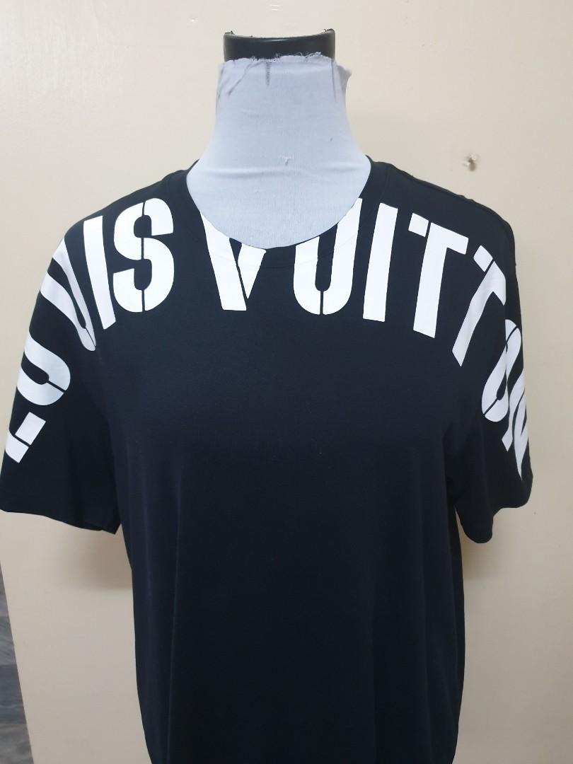 Louis Vuitton Black XXL Fragment Bolt Men Tee Shirt ref.354974 - Joli Closet