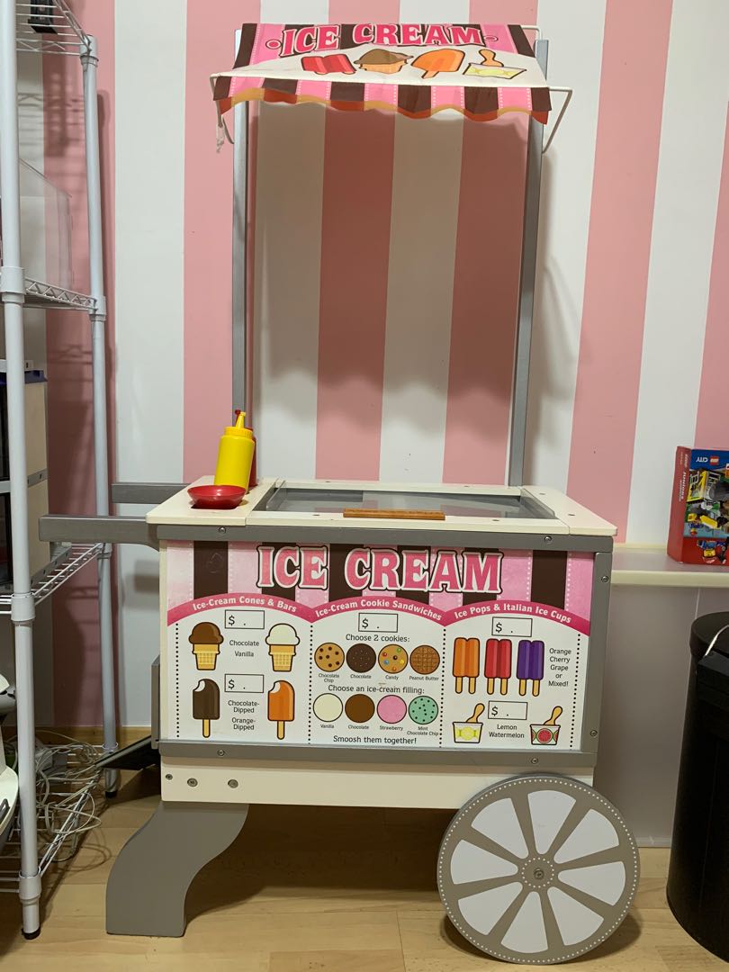 Melissa & doug ice cream sale cart