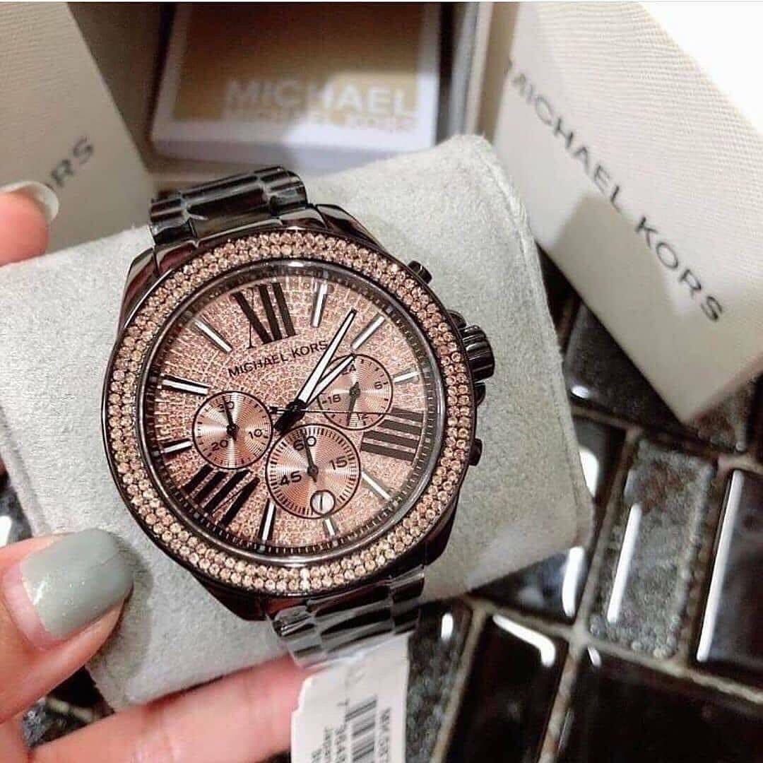 Michael kors women's online wren black watch mk5879