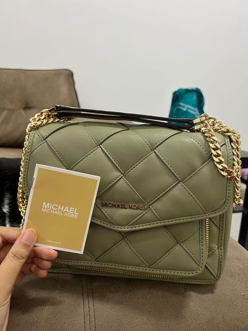 Micheal Kors Regina Medium Shoulder Bag (Thyme) 35S1GU7L8U, Women's  Fashion, Bags u0026 Wallets, Purses u0026 Pouches on Carousell