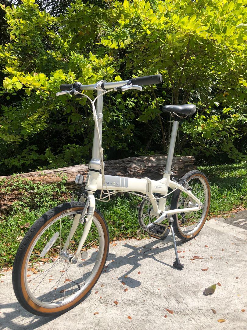 Mint Dahon VITESSE 20 Well maintained Reliable Reputable D7 Foldable Fold Bike Bicycle Lightweight aluminum 11.2kg reliable quality and compact 7speed folding Sports Equipment Bicycles Parts Bicycles ...