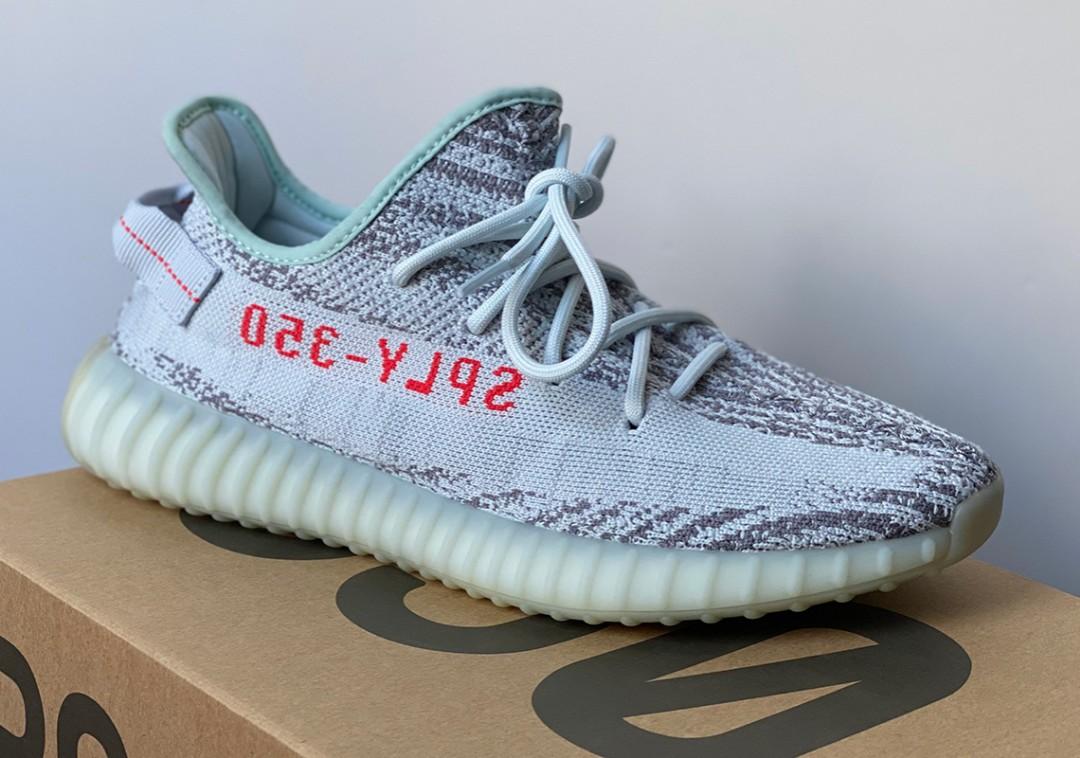 Yeezy v2 blue tint sizing top