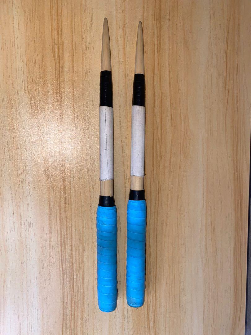 Musical Drumstick with Rubber Cushion A072 (Category: Musical Instruments) located in Paranaque City. Submitted by kalinapraktikalstore (Listing ID 1133069220, Image 1). Description: Used Drumsticks With rubber cushion 15 inch length.