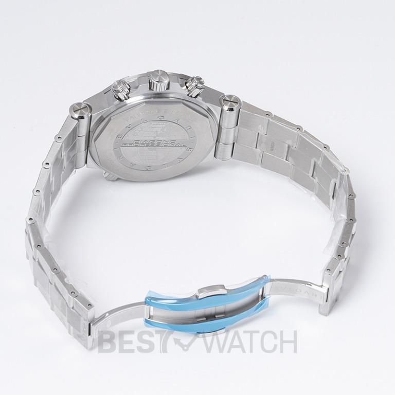 NEW Bvlgari Diagono Automatic Grey Dial Stainless Steel Men s