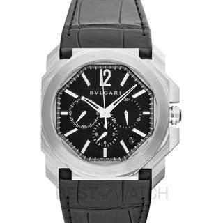 [NEW] Bvlgari Octo Automatic Black Dial Stainless Steel Men's Watch 102103