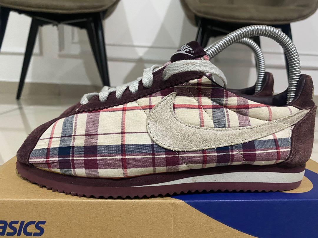 Nike gingham deals cortez