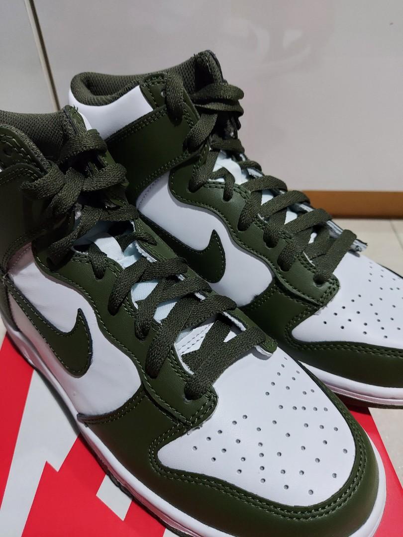 NIKE DUNK HIGH OLIVE 6Y, Men's Fashion, Footwear, Sneakers on Carousell