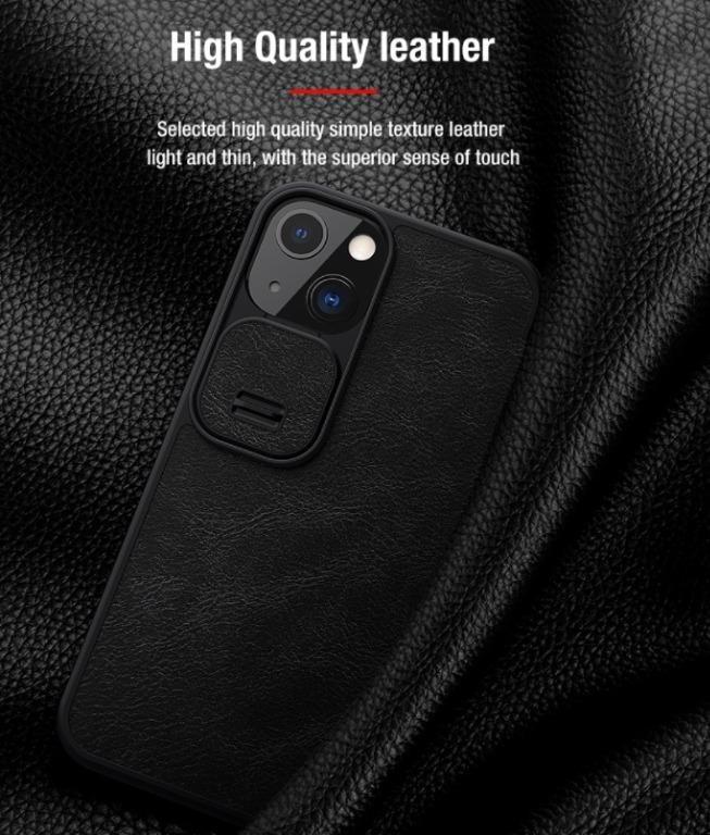 Nillkin leather flip case for iphone 13 series ( pouch/ wallet), Mobile