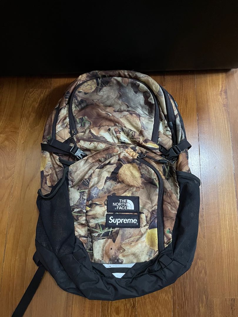 supreme north face Backpack camo