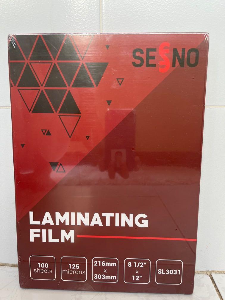 ONHAND Seno Laminating Film SHORT 8.5 x11 I 125 Microns (100 pcs per