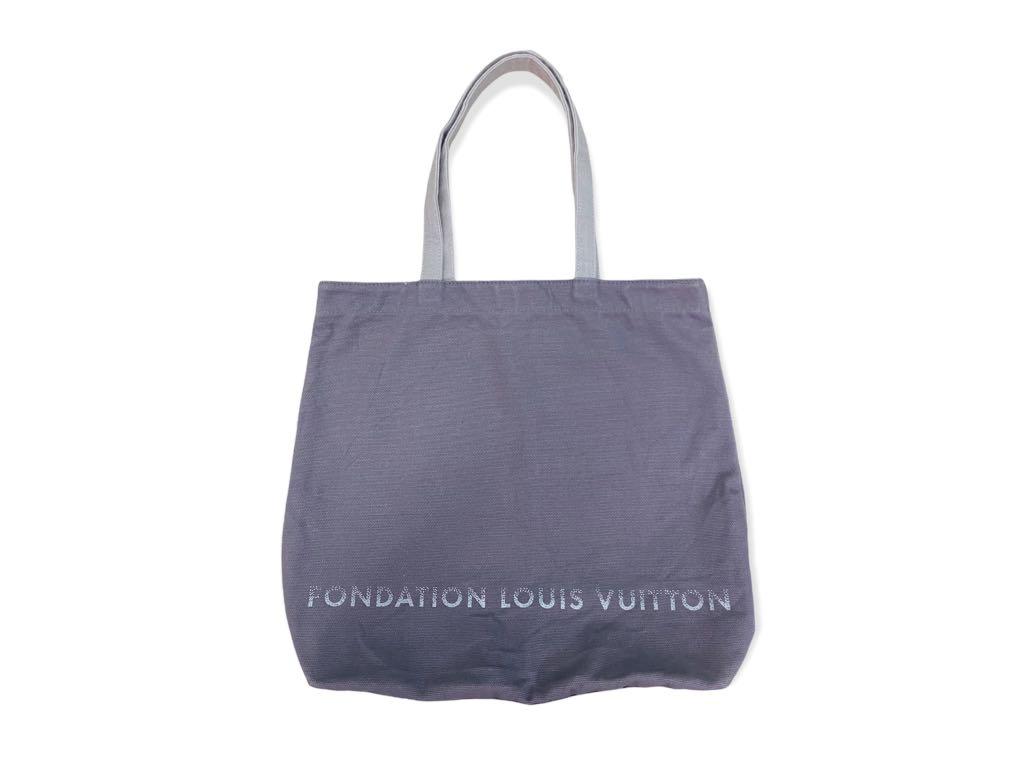 Louis Vuitton Fondation Off-White/Brown Canvas Tote Bag