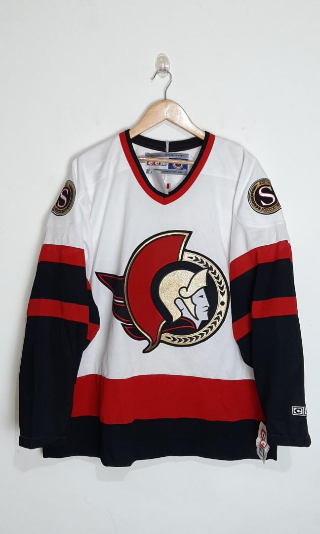 Vintage Ottawa Senators CCM Hockey Jersey Size Medium Black 