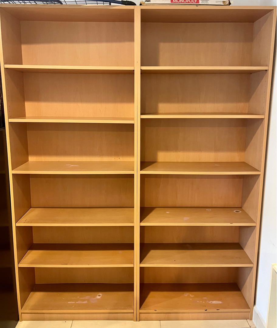 Pair of bookshelves, Furniture & Home Living, Furniture, Shelves