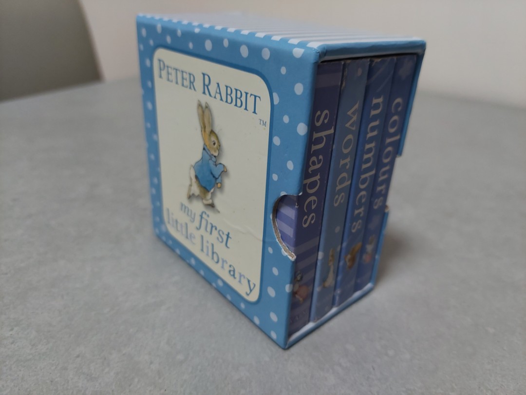 Peter Rabbit幼兒學習書(colours, shapes, numbers & words), 興趣及遊戲, 書本 & 文具 ...