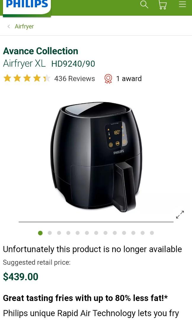 Philips Air fryer XL TV & Home Appliances, Kitchen Appliances, Fryers on Carousell