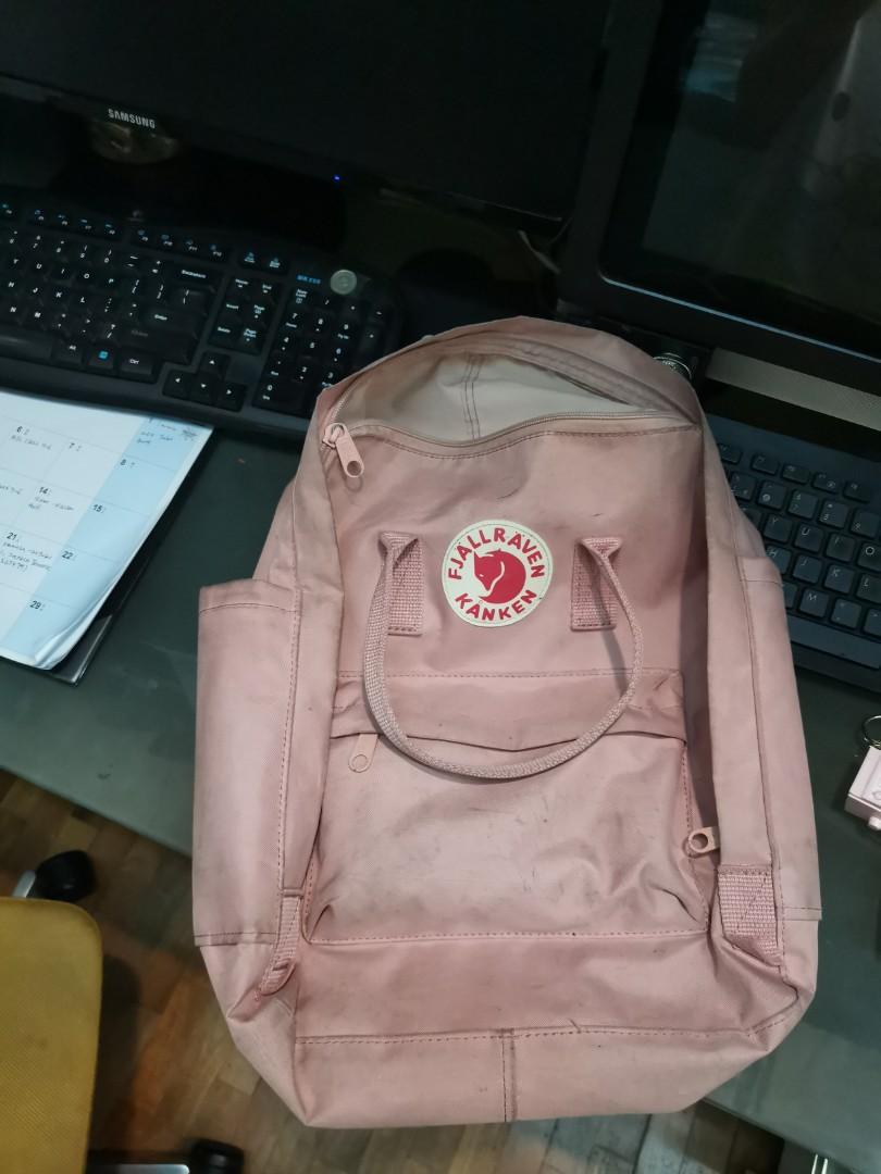Pink kanken deals bag