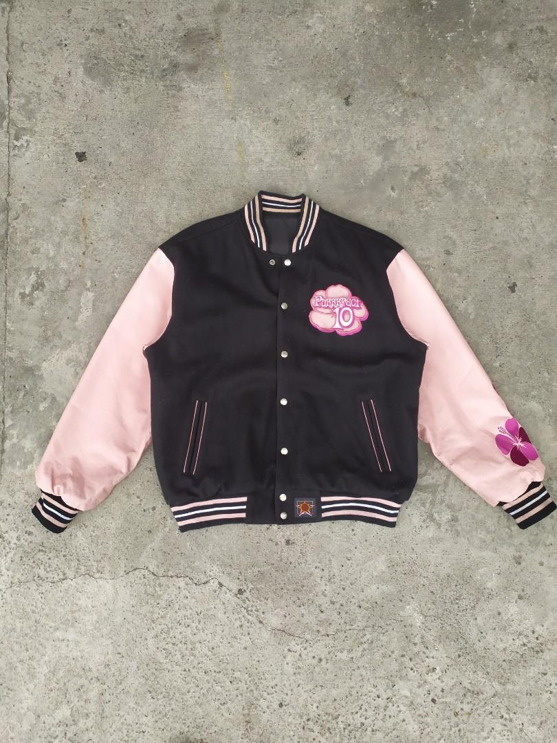 Pink panther varsity jacket Clearance