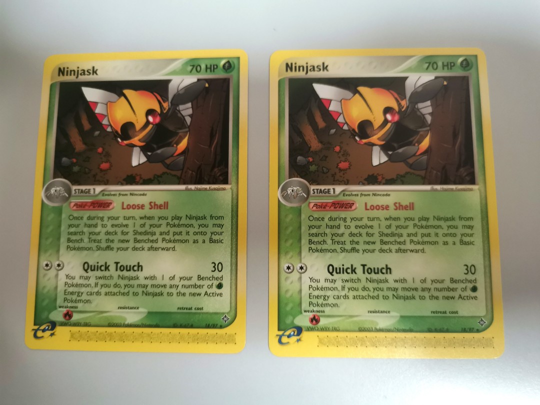 Ninjask 18/97 Rare Pokemon Card 