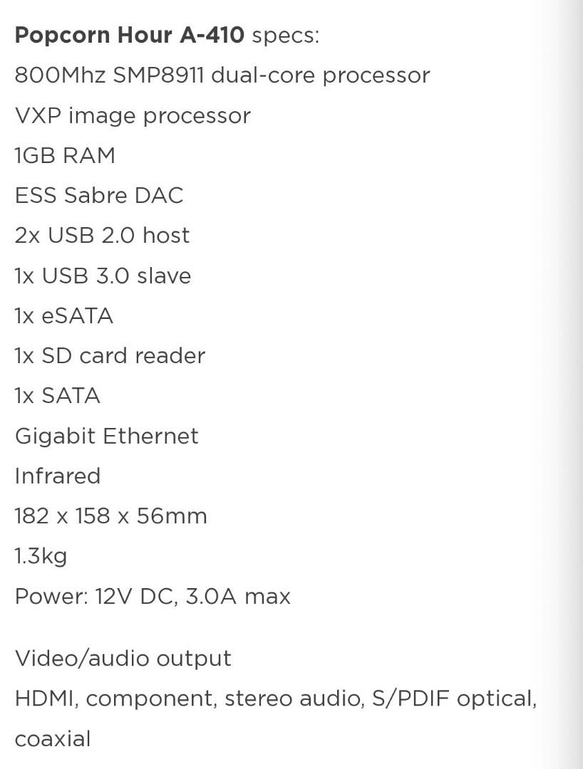 Popcorn Hour, Audio, Other Audio Equipment on Carousell